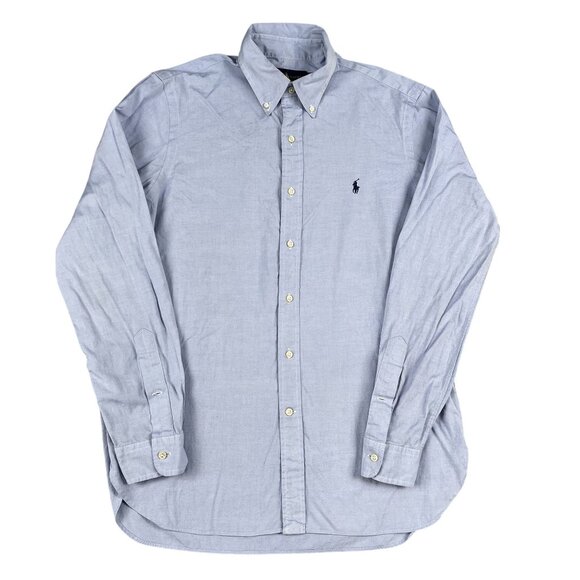 Ralph Lauren Blue Chambray Dress Shirt Sz 15.5 39 - Picture 1 of 4